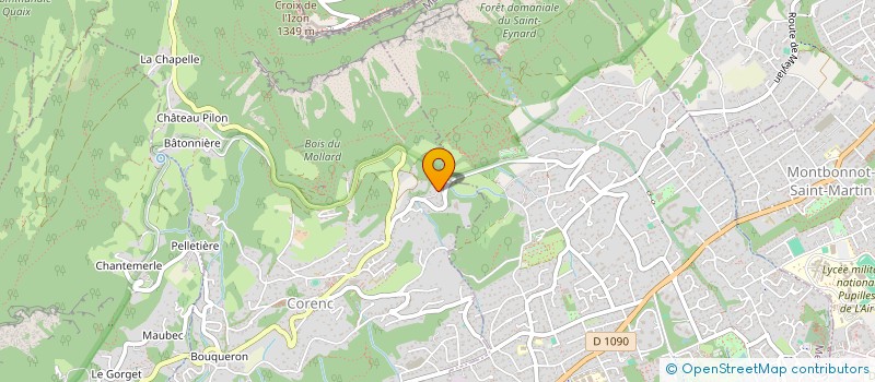 localisation de l'entreprise SCI LES 2A  CORENC