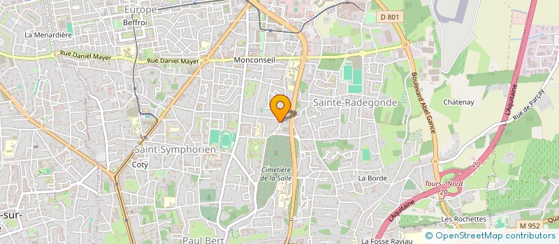localisation de l'entreprise SCI LES 2C  TOURS