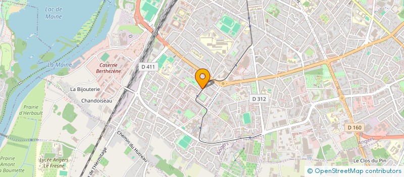 localisation de l'entreprise SCI LES 2C à ANGERS