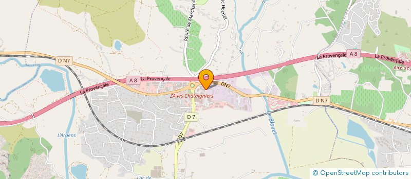 localisation de l'entreprise SCI LES 2C à ROQUEBRUNE-SUR-ARGENS
