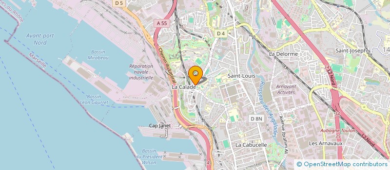 localisation de l'entreprise SCI LES 2C ROUET à MARSEILLE