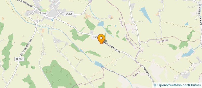 localisation de l'entreprise SCI LES 2L  BAZUS