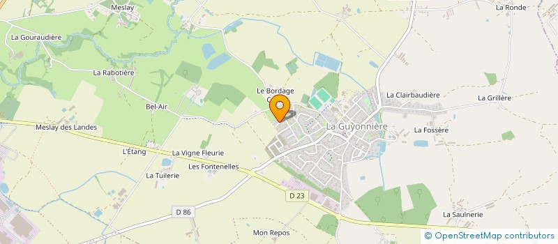 localisation de l'entreprise SCI LES 2M à MONTAIGU-VENDEE