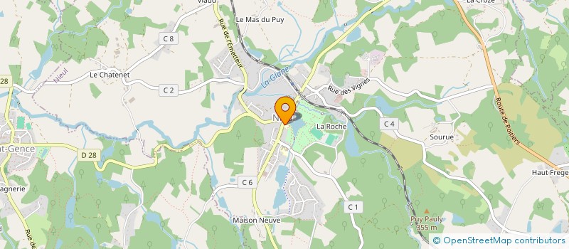 localisation de l'entreprise SCI LES 2MA à PEYRILHAC