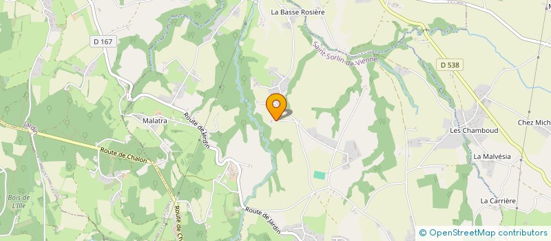 localisation de l'entreprise SCI LES 2R  VIENNE