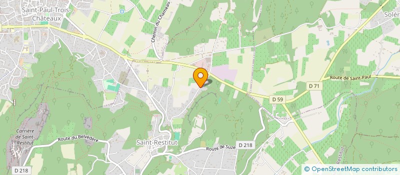 localisation de l'entreprise SCI LES 2R  SAINT-RESTITUT