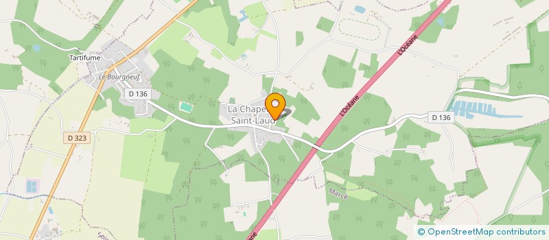 localisation de l'entreprise SCI LES 2S  LOIRE-AUTHION