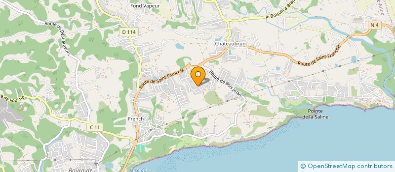 localisation de l'entreprise SCI LES 2S  SAINTE-ANNE