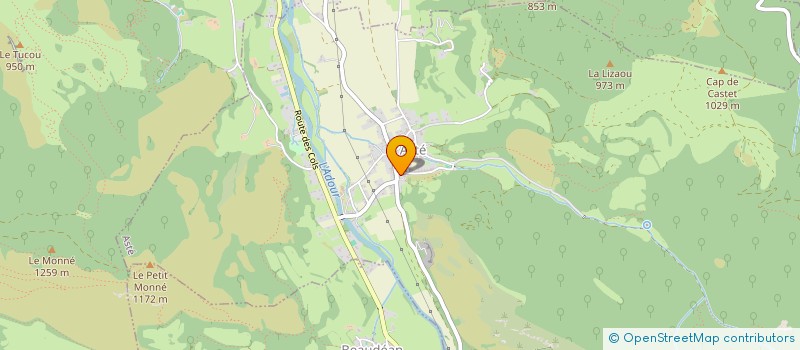 localisation de l'entreprise SCI LES 2T  ASTE