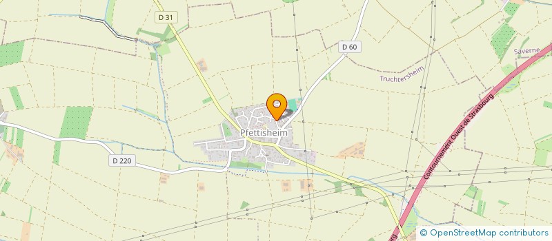 localisation de l'entreprise SCI LES 3 A  TRUCHTERSHEIM