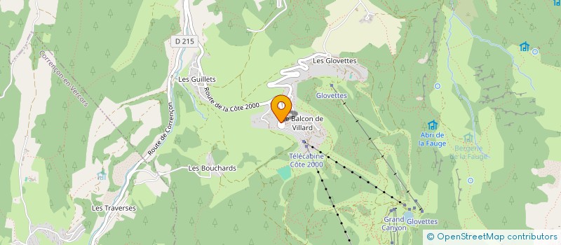 localisation de l'entreprise SCI LES 3 A  LANS-EN-VERCORS