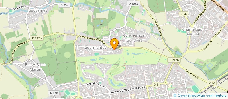 localisation de l'entreprise SCI LES 3 ACACIAS  GUERMANTES