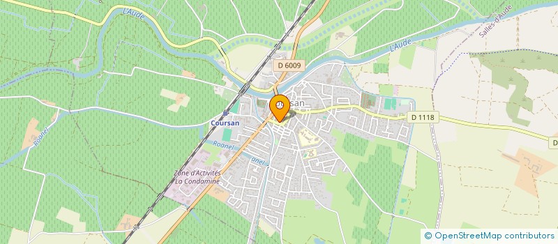 localisation de l'entreprise SCI LES 3 AS  COURSAN