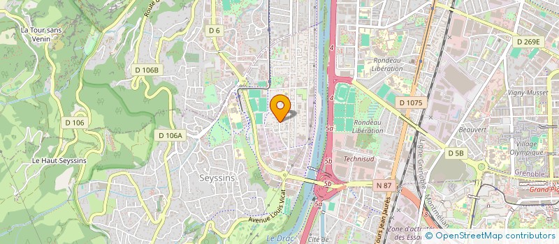 localisation de l'entreprise SCI LES 3 AV à SEYSSINS