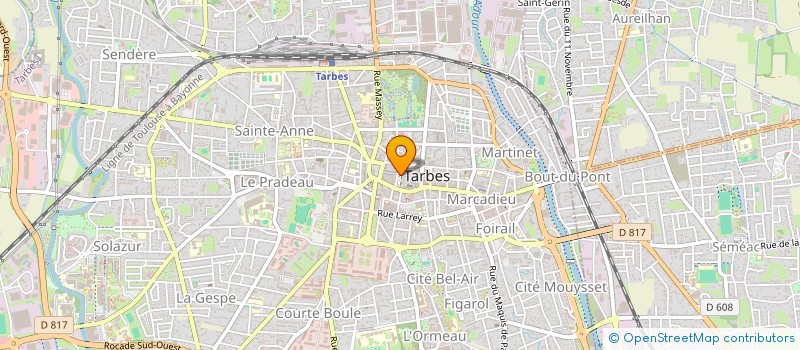 localisation de l'entreprise SCI LES 3 AXES  TARBES