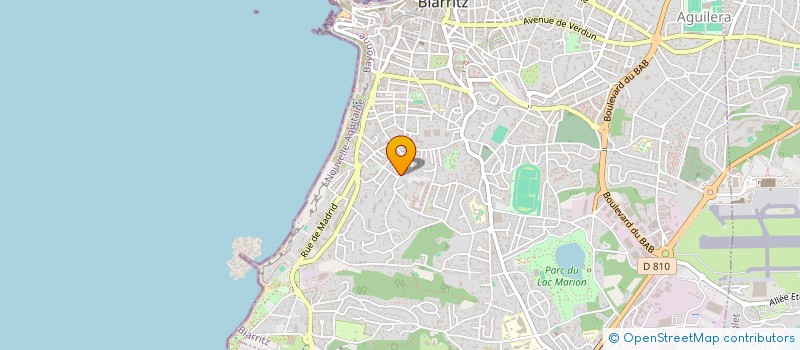 localisation de l'entreprise SCI LES 3 B à BIARRITZ