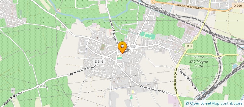 localisation de l'entreprise SCI LES 3 B  REDESSAN