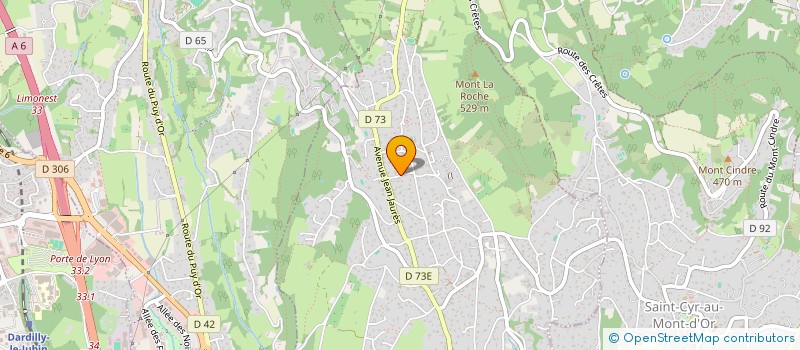 localisation de l'entreprise SCI LES 3 B  SAINT-DIDIER-AU-MONT-D'OR