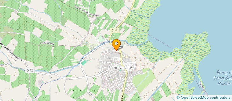 localisation de l'entreprise SCI LES 3 B DE BELLEVUE  SAINT-NAZAIRE