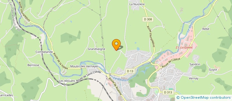 localisation de l'entreprise SCI LES 3 B SEINE HORIZON  SAINT JEAN LA BUSSIERE