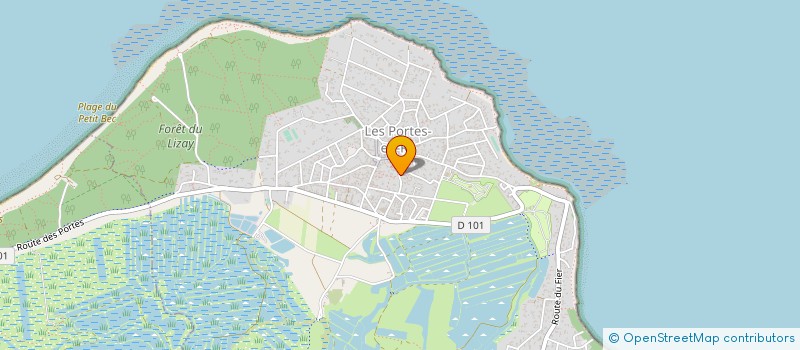 localisation de l'entreprise SCI LES 3 BERGERONETTES  LES PORTES-EN-RE