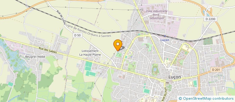 localisation de l'entreprise SCI LES 3 BRANCHES  LUCON