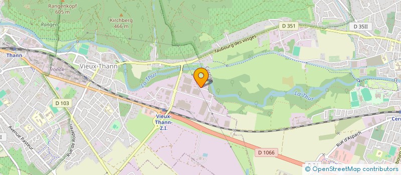 localisation de l'entreprise SCI LES 3 C  VIEUX-THANN