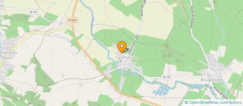 localisation de l'entreprise SCI LES 3 C  CAMBIEURE