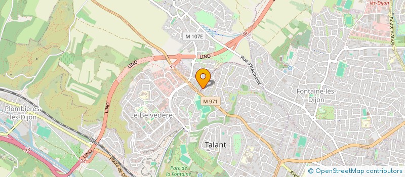 localisation de l'entreprise SCI LES 3 C  TALANT