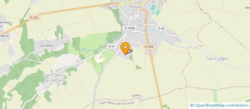 localisation de l'entreprise SCI LES 3 C  REBAIS