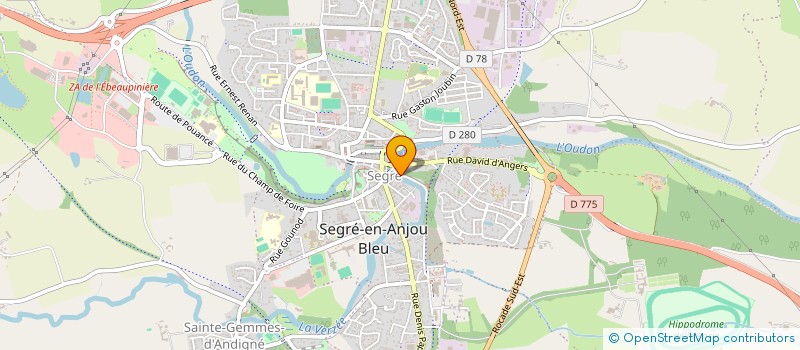 localisation de l'entreprise SCI LES 3 CAPS à SEGRE-EN-ANJOU BLEU