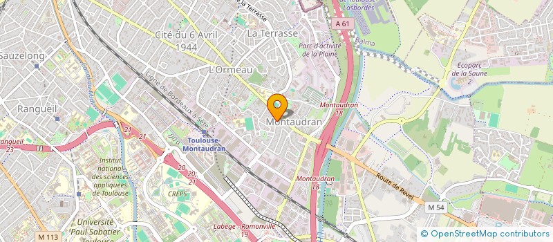 localisation de l'entreprise SCI LES 3 CHARDONS à TOULOUSE