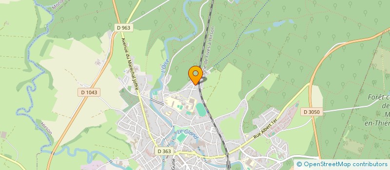 localisation de l'entreprise SCI LES 3 CHATEAUX  HIRSON