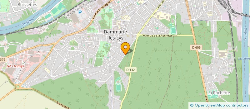 localisation de l'entreprise SCI LES 3 D à DAMMARIE-LES-LYS