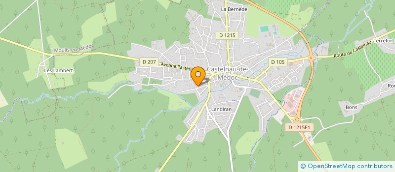 localisation de l'entreprise SCI LES 3 D  CASTELNAU-DE-MEDOC