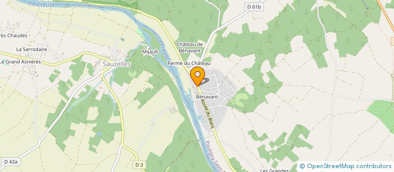 localisation de l'entreprise SCI LES 3 D à POULIGNY-SAINT-PIERRE