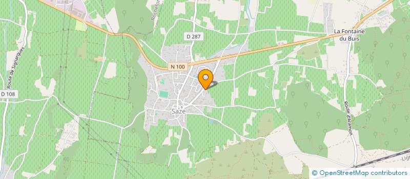 localisation de l'entreprise SCI LES 3 DAUPHINS D'AIGUEBELLE  SAZE