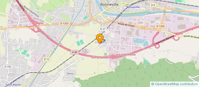 localisation de l'entreprise SCI LES 3 E  GLIERES-VAL-DE-BORNE