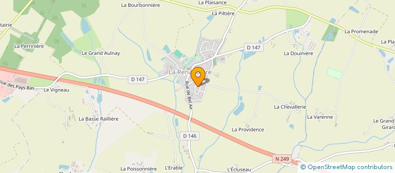 localisation de l'entreprise SCI LES 3 EPIS à SEVREMOINE