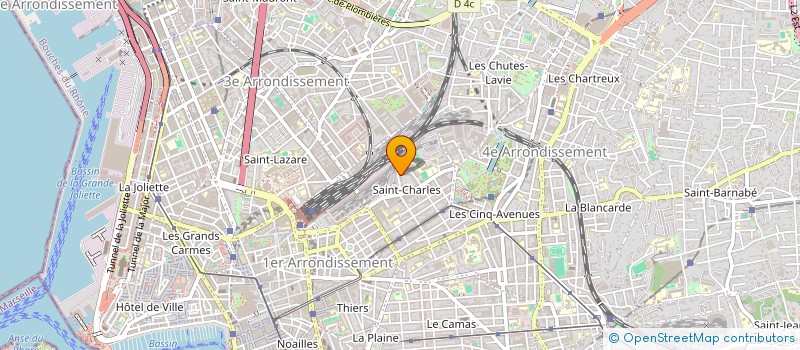 localisation de l'entreprise SCI LES 3 F à MARSEILLE