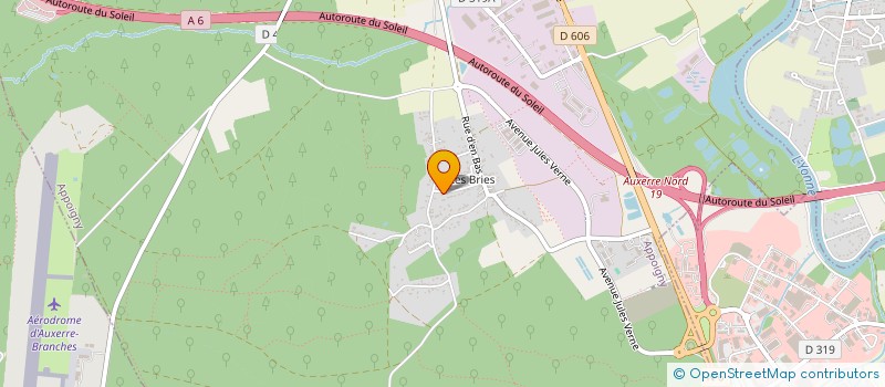 localisation de l'entreprise SCI LES 3 F  APPOIGNY