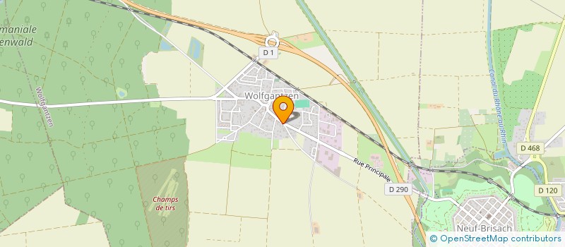 localisation de l'entreprise SCI LES 3 F  WOLFGANTZEN