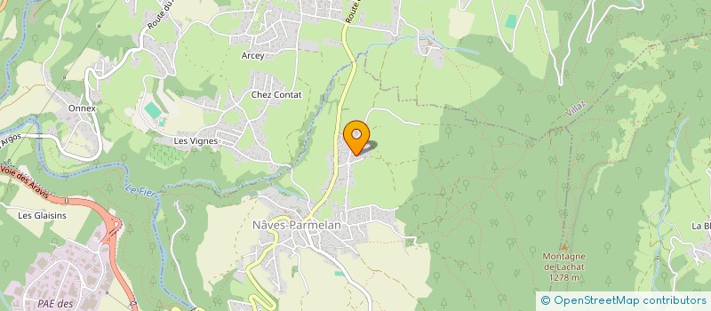 localisation de l'entreprise SCI LES 3 FILLES  NAVES-PARMELAN