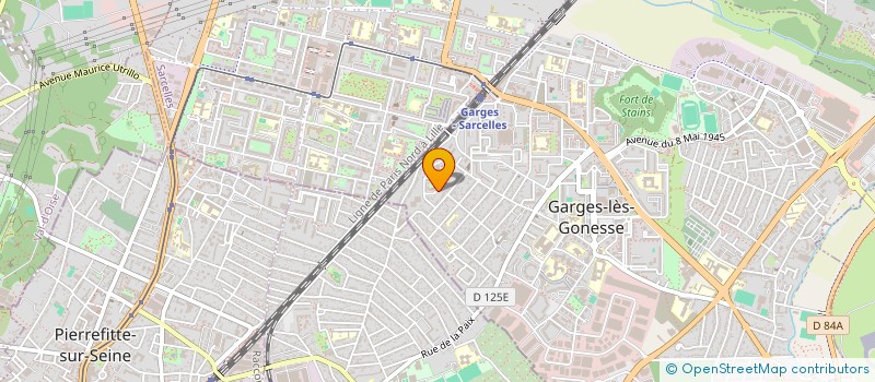 localisation de l'entreprise SCI LES 3 FILLES à GARGES-LES-GONESSE