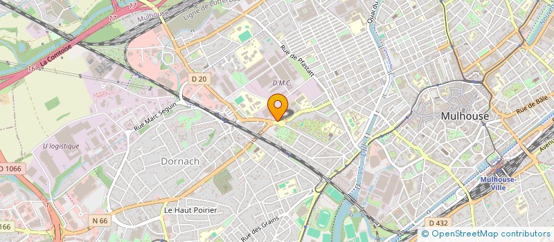 localisation de l'entreprise SCI LES 3 FRERES  MULHOUSE