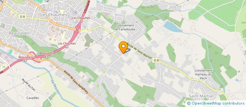 localisation de l'entreprise SCI LES 3 G  MONTAUBAN