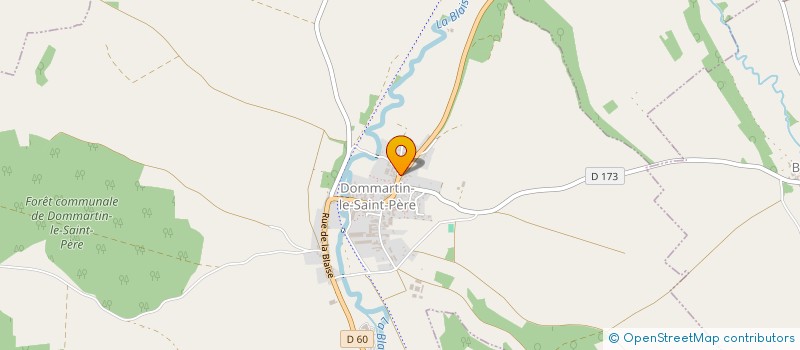 localisation de l'entreprise SCI LES 3 G à DOMMARTIN-LE-SAINT-PERE
