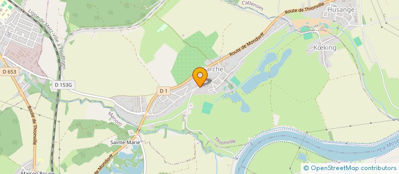 localisation de l'entreprise SCI LES 3 G à THIONVILLE