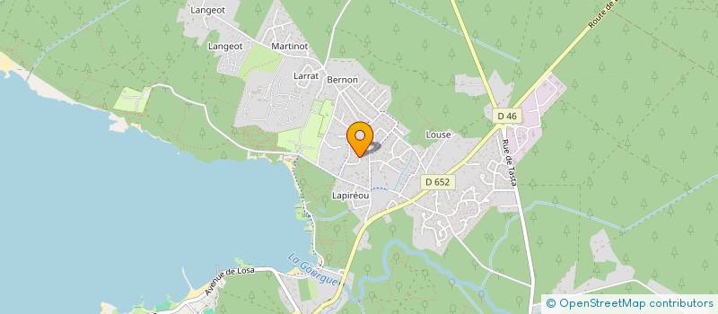 localisation de l'entreprise SCI LES 3 H  SANGUINET