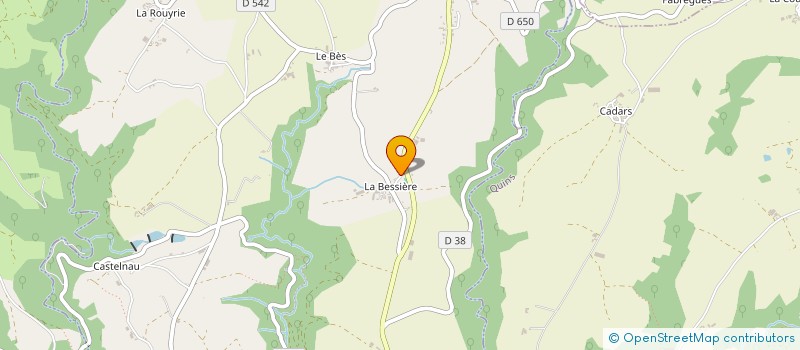 localisation de l'entreprise SCI LES 3 HIRONDELLES  SAUVETERRE-DE-ROUERGUE